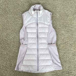 lululemon Down For It All Vest-Size 6 Porcelain Pink